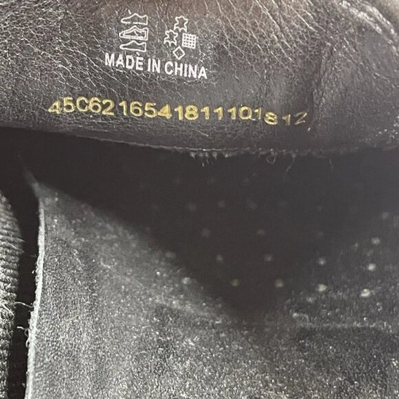 Ecco Mens Black Shoes Size 45 Leather Loafer Slip On - Picture 9 of 12